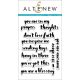 Altenew - Painted Encouragement - Clear Stamps 4x6